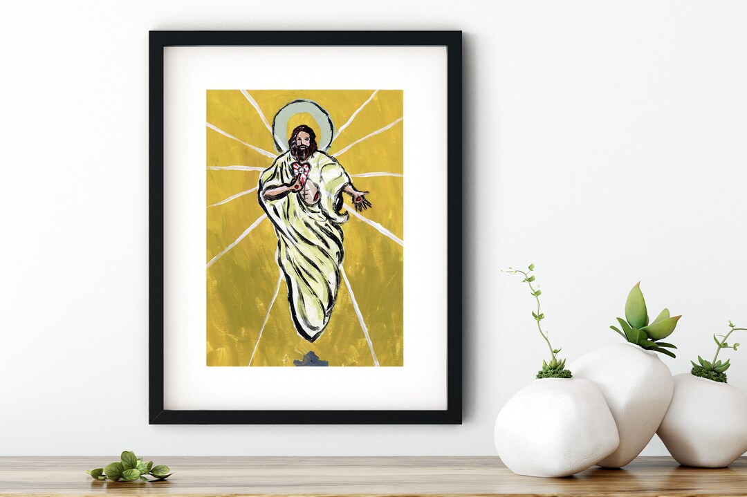 Eucharist Jesus Catholic Art Print Original Catholic Art Etsy