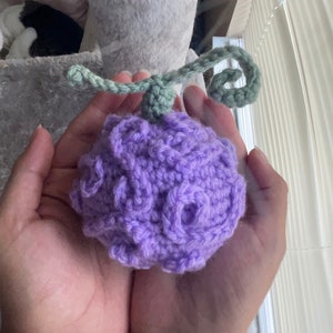 PATTERN ONLY! One Piece Gum Gum Fruit Crochet Pattern