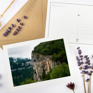 Conjunto de postales "Rocky Man" con sobres reciclados // Tarjeta de impresión de arte paisajístico ecológico / Fotografía de bellas artes de montaña / Papelería de naturaleza