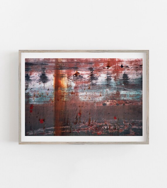 Industrial Abstract Postcard Rust with envelop option Modern Minimal Fine Art Photography Print Greeting Card or Affordable Wall Art