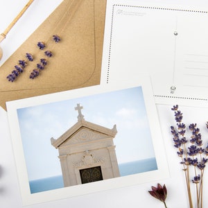 Lot de cartes postales « Repos au bord de la mer » avec enveloppes recyclées // Cartes à perdre | Photo d'art de cimetière | Papeterie de condoléances