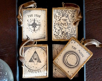 Tarot Frame Christmas Tree Ornament