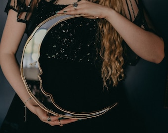 Crescent Moon Mirror