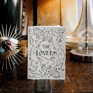 La carte de la Saint-Valentin du tarot des amoureux