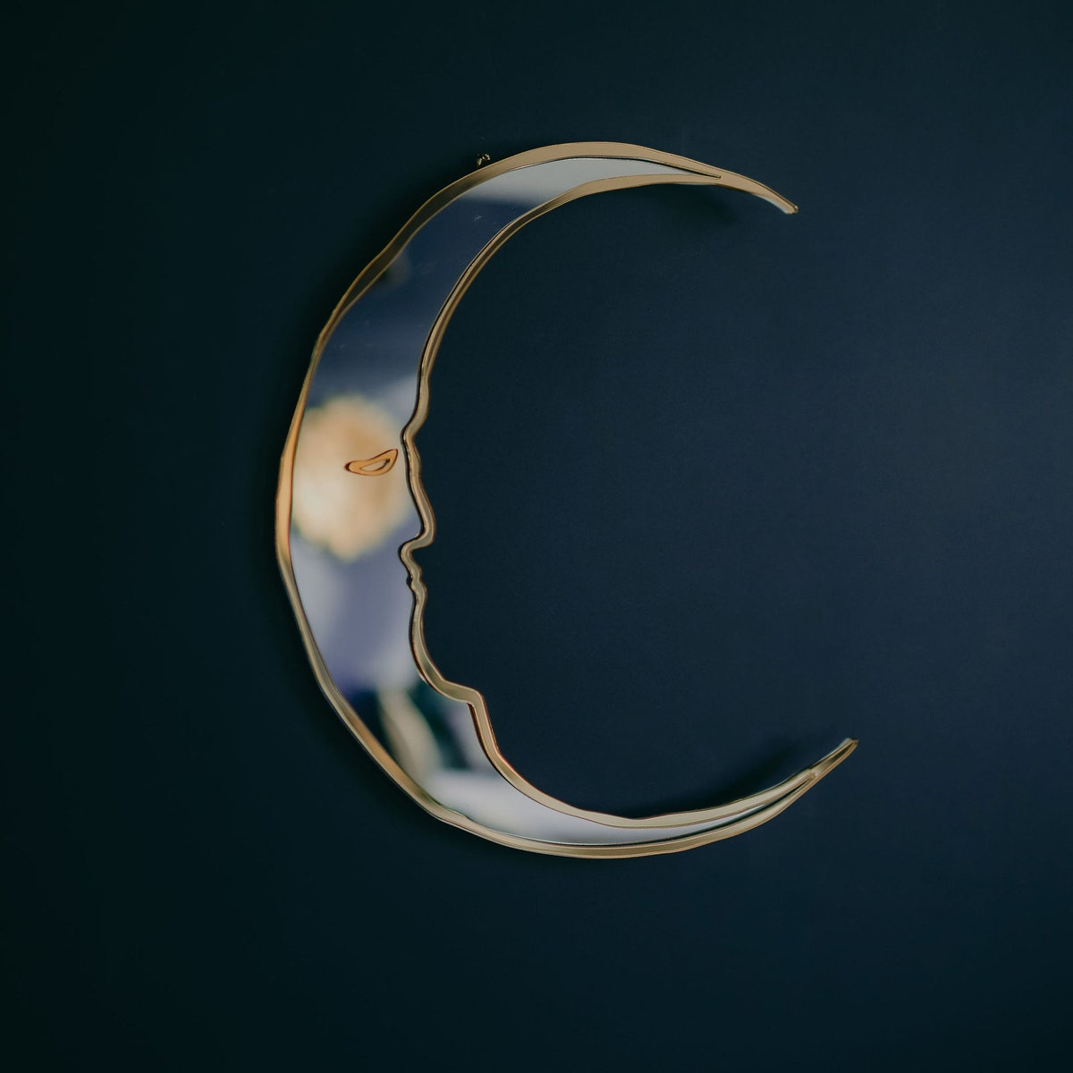 Crescent Moon Mirror - Etsy