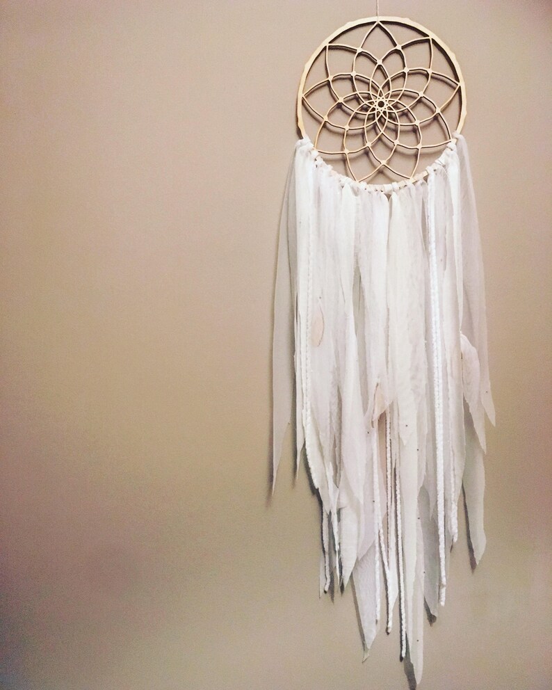 Dreamcatcher dream catcher baby gift birthday gift white Etsy