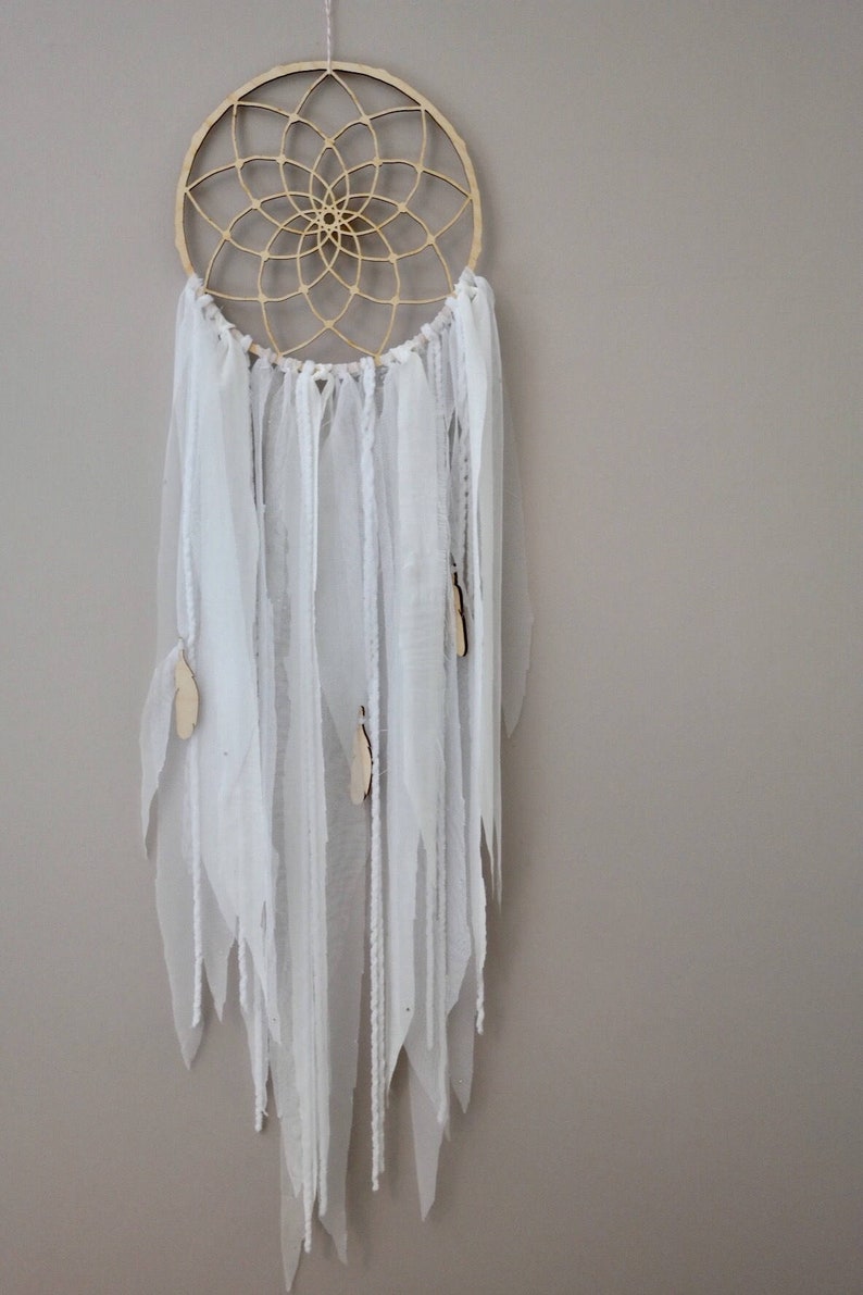 Dreamcatcher dream catcher baby gift birthday gift white Etsy