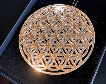 Mirror Flower of Life Ornament.
