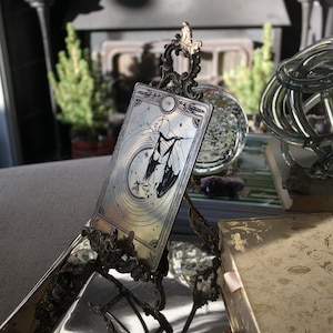 Cartas de tarot decorativas grabadas imagen 5