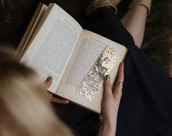 Witch Bookmark: Gothic Fantasy Reading Accessory