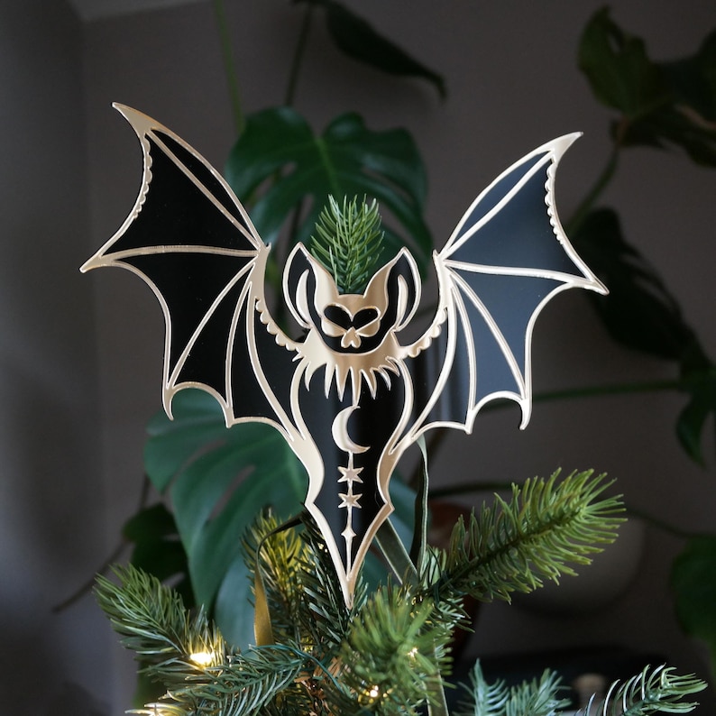 Led Bat Tree Topper Bat Tree Topper - Etsy
