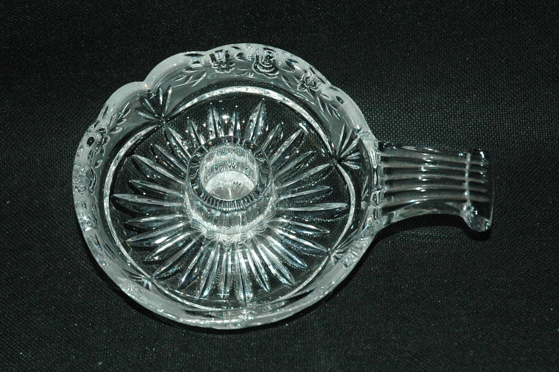 Oneida Southern Garden Chamber Candlestick Holder Frosted and Etsy