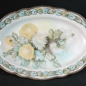 Hutschenreuther Hand Painted Decorative Oval Platter Signed by Artist