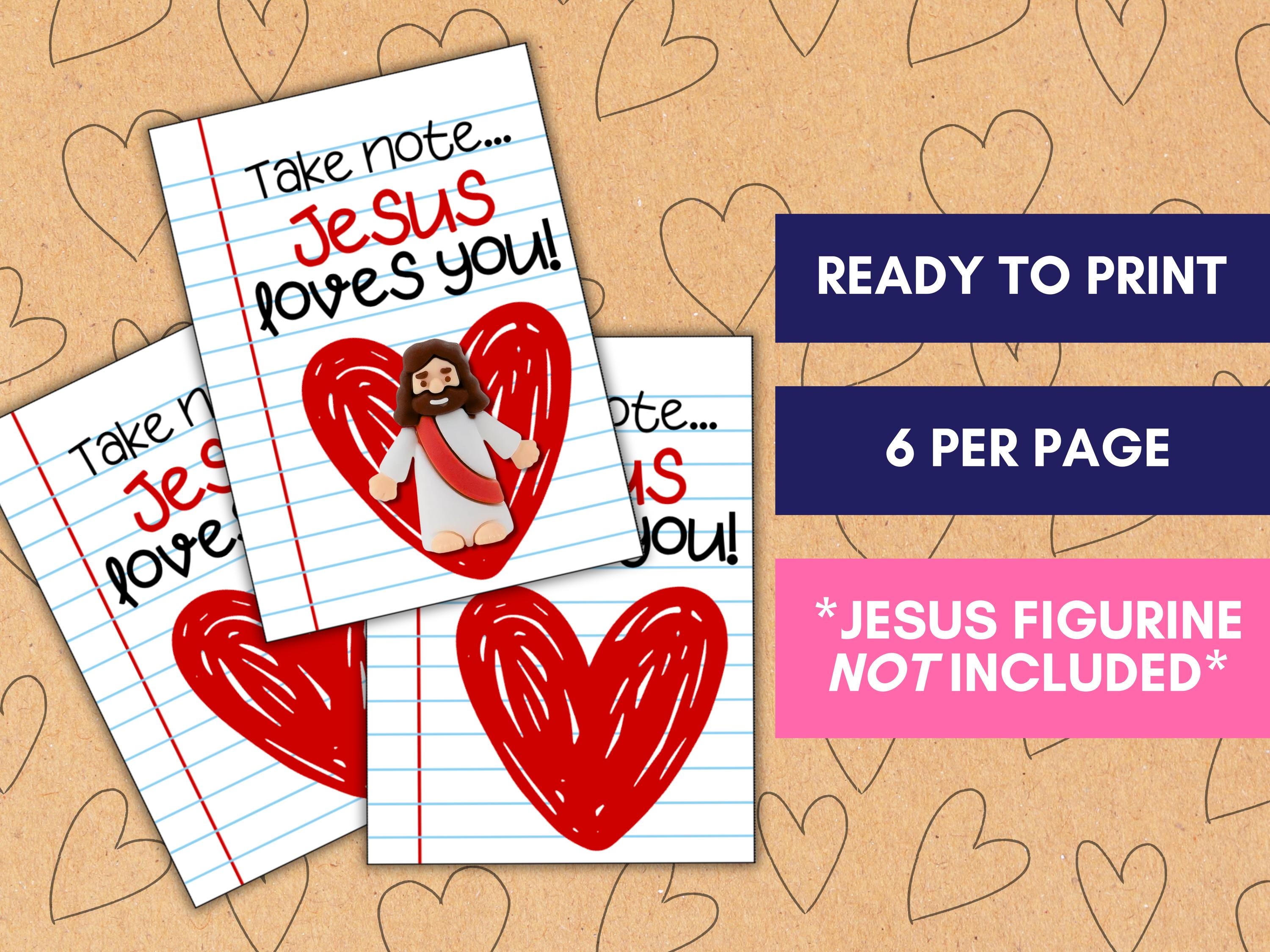 Christian Valentine Printable | Jesus Loves You Cards | Instant ...