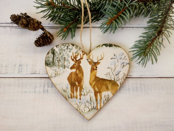 Winter Woodlands Themed Christmas Tree Decoration & Ornaments