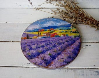 Cutting cheese board provence style Housewarming gift. Pine board Wooden plate Kitchen décor serving Restaurant décor Farmhouse decor