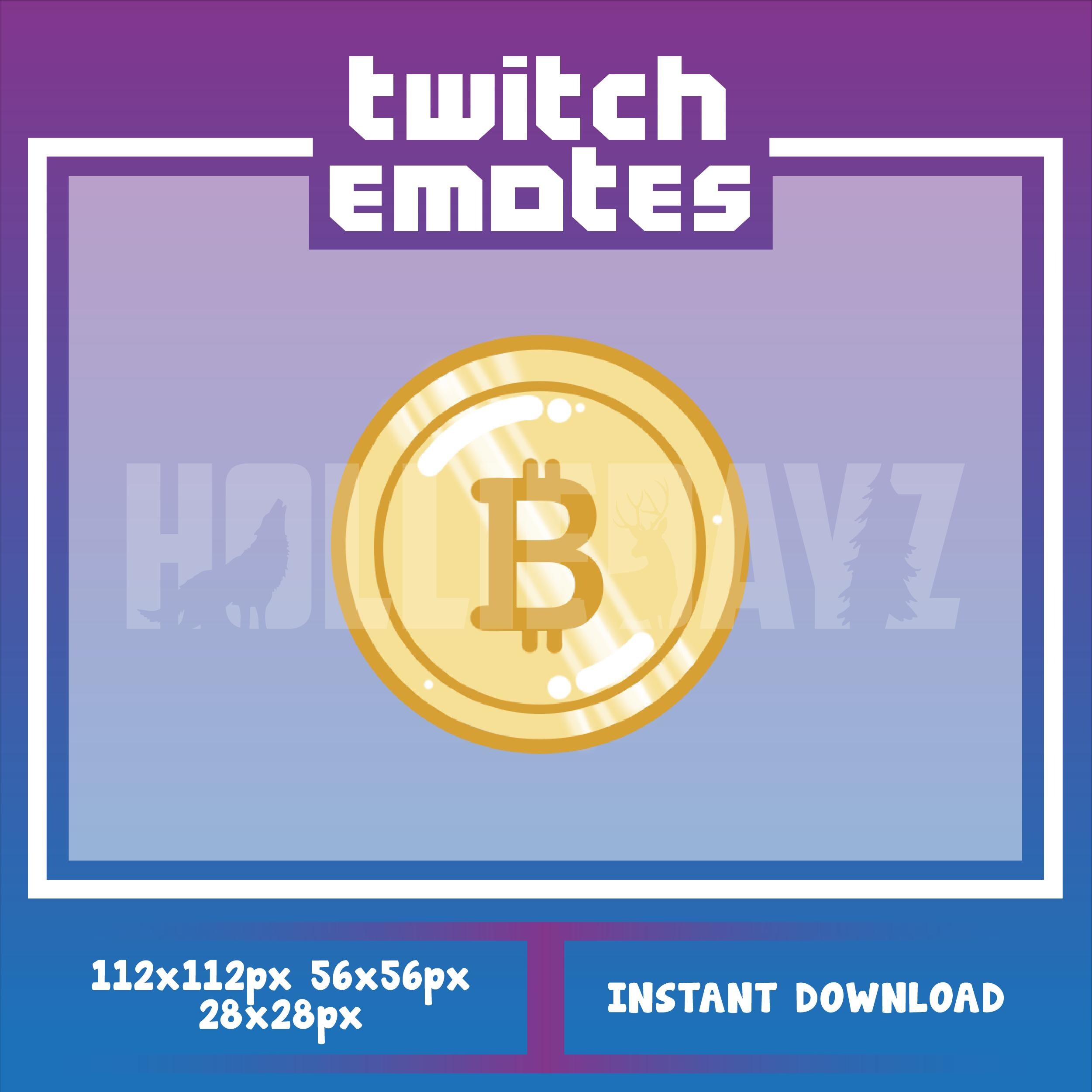 ビットコインTwitchエモート、ビットコインTwitchエモート、コインTwitchエモート、Twitchエモート、暗号通貨Twitchエモート -  Etsy 日本
