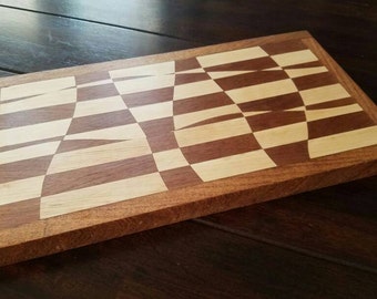 Striped Drunken Cutting Board