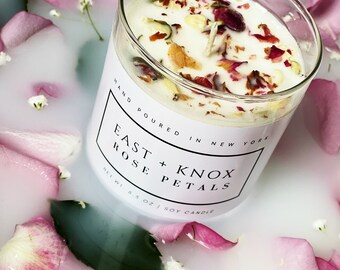 Rose Petals Soy Candle