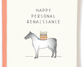 CARTE D'ANNIVERSAIRE RENAISSANCE