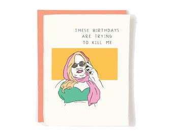 Carte d’anniversaire drôle pour elle, carte d’anniversaire pour lui, carte d’anniversaire Snarky, petit ami, petite amie