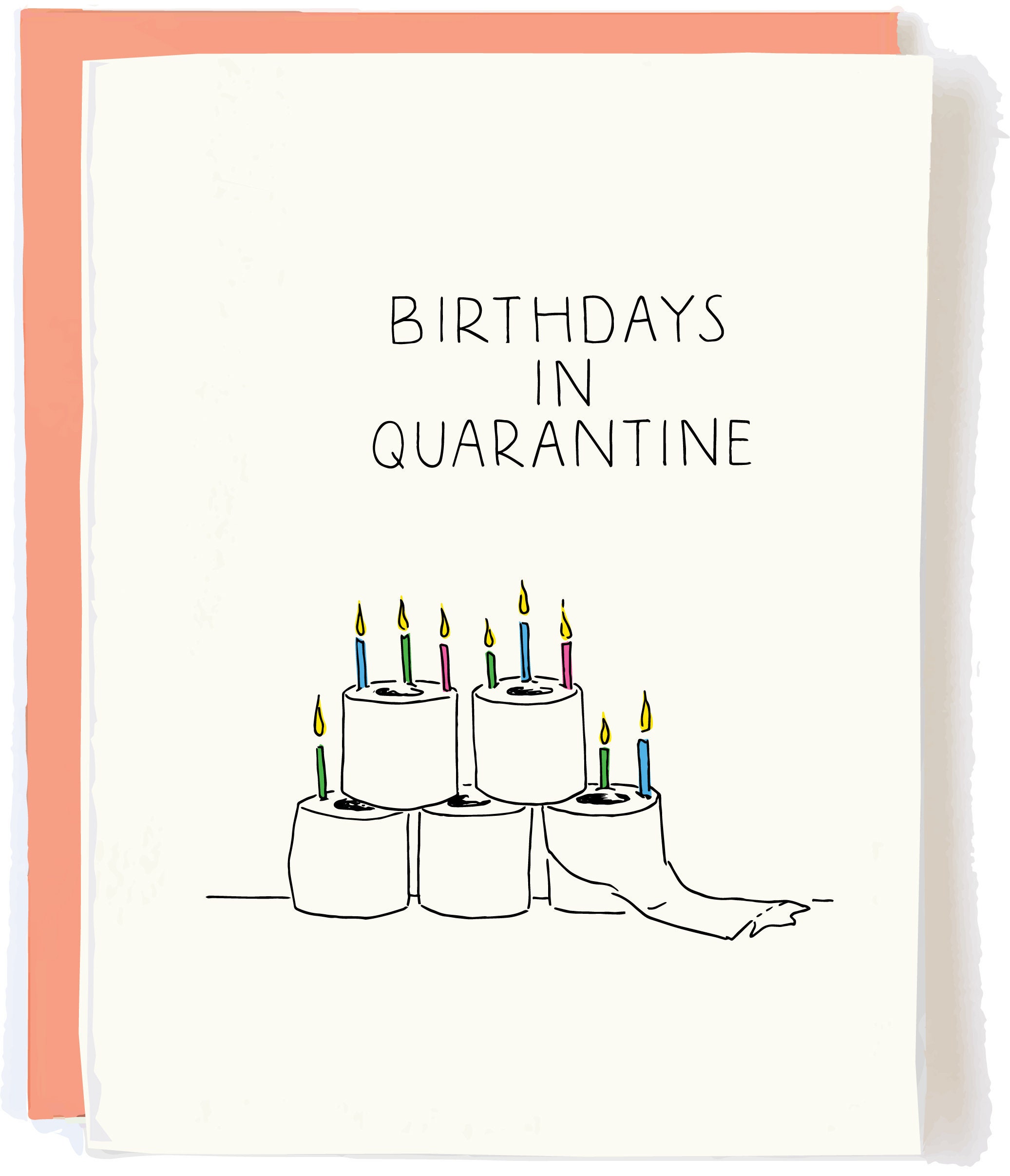 Quarantine Birthday Card Long Distance Birthday Virtual Etsy