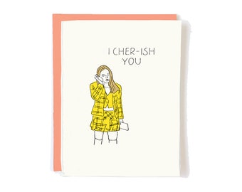 As If Funny Best Friend Birthday Card - Galentines Day Cher Anniversary or Valentines Gift for Girlfriend