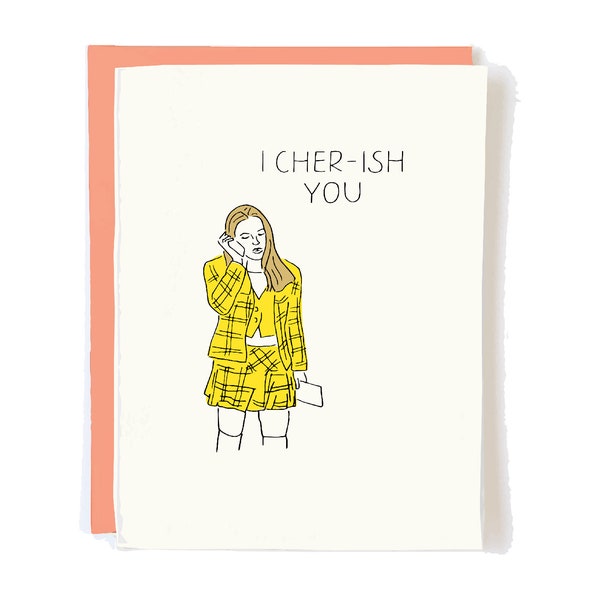 As If Funny Best Friend Birthday Card - Galentines Day Cher Anniversary or Valentines Gift for Girlfriend