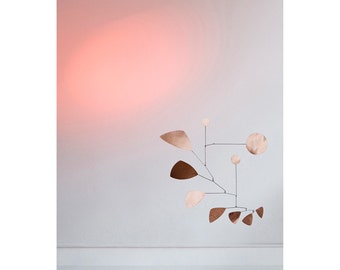 Mobile Copper Leaves