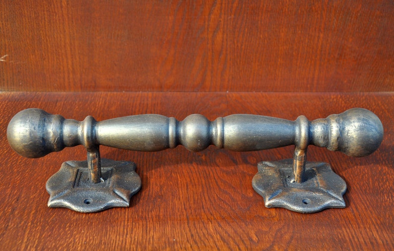 Wrought Iron Handle Front Door Handle Wrought Iron Gate Handle Etsy