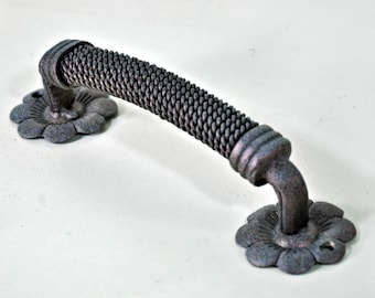 Maniglia per porte in legno Maniglia in metallo per porte cancelli wicket Maniglia forgiata Maniglia porta anteriore Forgiata a mano Maniglia per cancelli in ferro