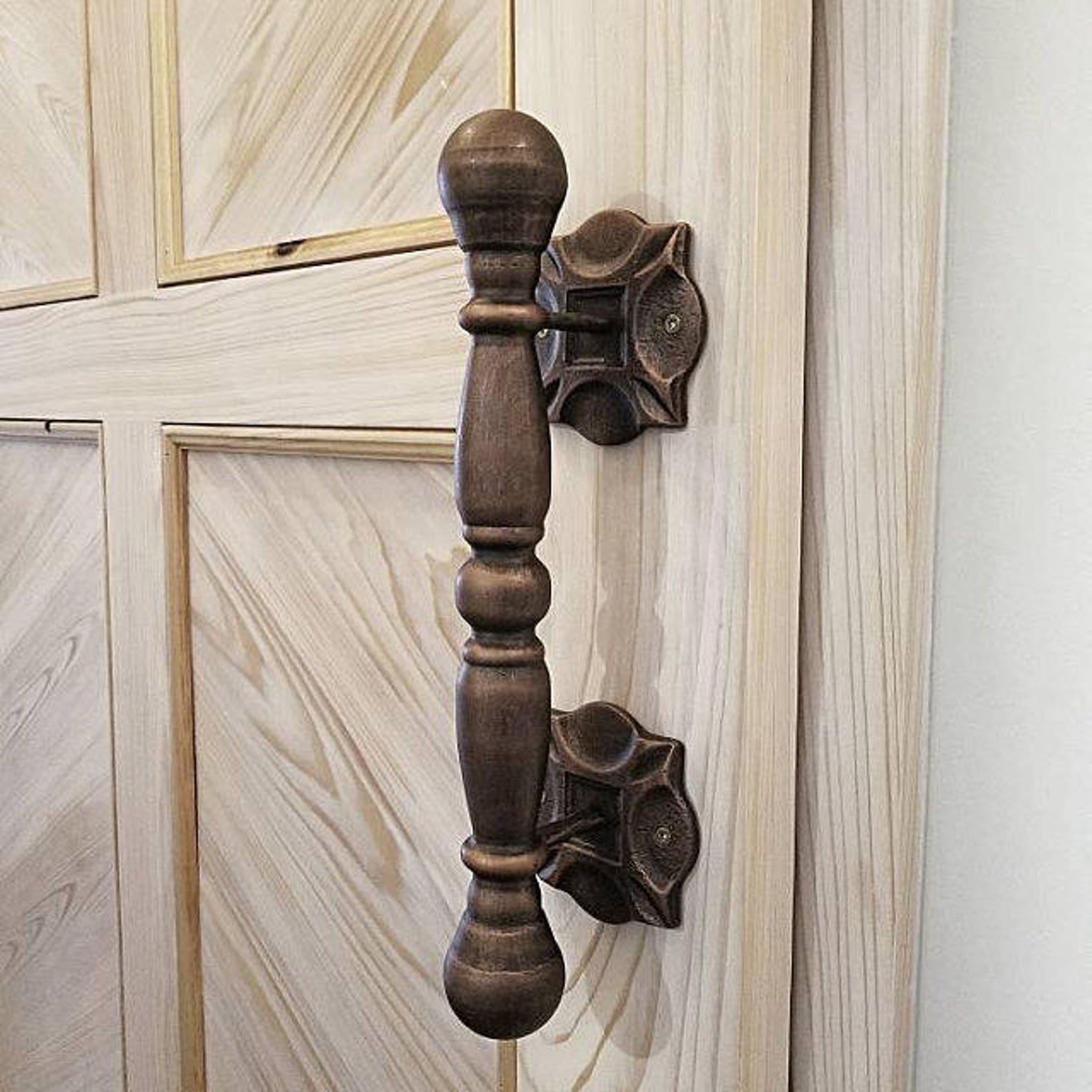 Wrought Iron Handle Front Door Handle Wrought Iron Gate Handle Etsy UK