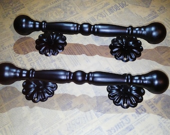 Set di 2 maniglie porta Maniglia capannone Maniglia porta Porta Porta metallica Mano dimenticare maniglia Porta d'ingresso Maniglia porta d'acciaio Mobili Ranch arredamento Country house