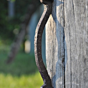 Railroad Spike  Door  Handle Wicket Gate handle Old Railroad Spike Knob Antique Vintage Old Rustic Re-purposed House Restoratio Cowboy Gift