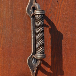 2 Pcs Handles Front Door Handle Metal Handles Forged Handles for Doors ...