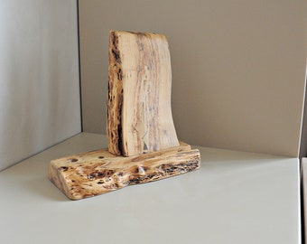 Accessori per telefono, Regalo per Lui, regali da uomo, iPhone Stand, arredamento Rustico, Stand telefono in legno, Regalo ufficio, Accessori da scrivania