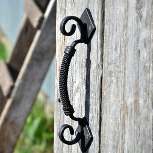 New unique Door handle, Door hardware, Hand forget, Gate handle, Metal handle, Furniture wood door, Door knob, Rustic decor, Home decor