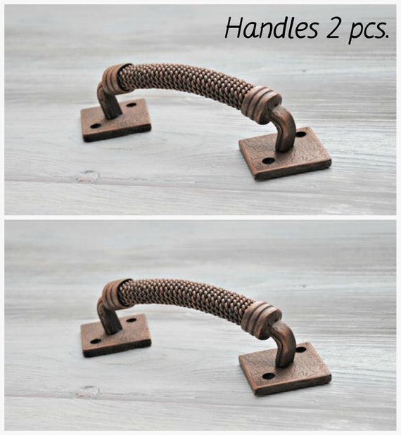 Industrial Door Handle Barn Door Pull Hand Forged Door Knob Etsy