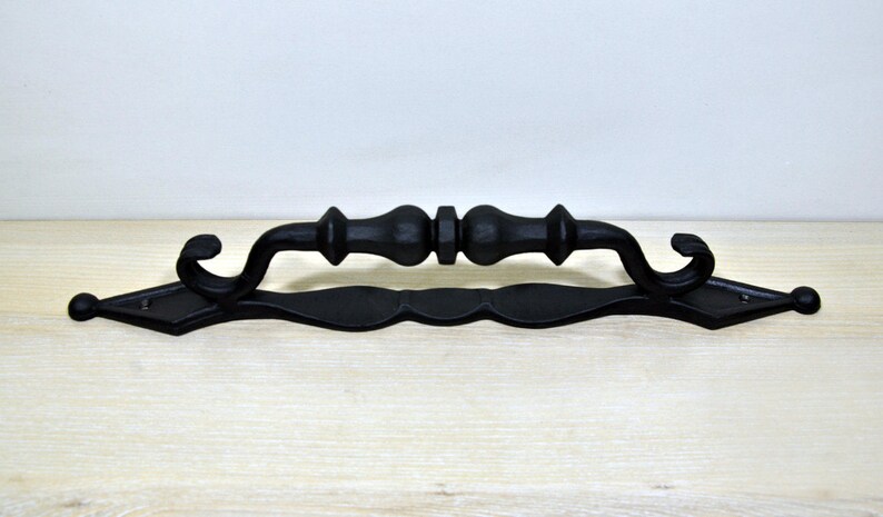Poignée en fer forgé poignée de porte de grange poignée en - Etsy France