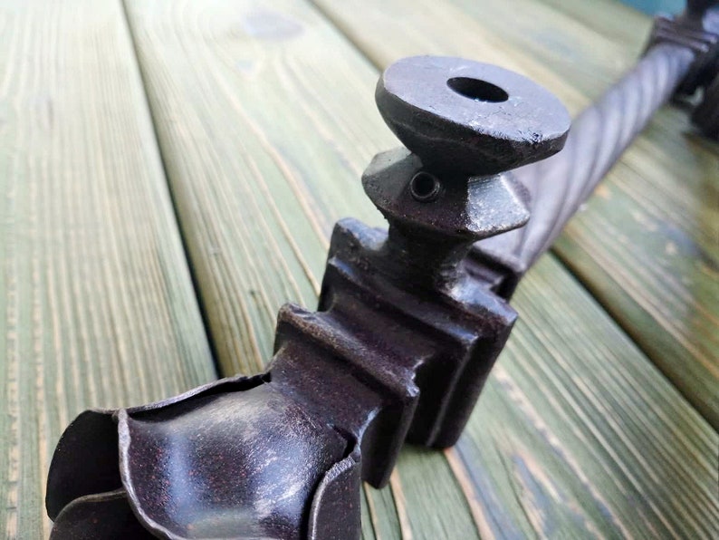 Front Door Garage Door Pull Handle Metal Gate Decor Etsy