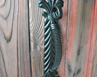 Mobili per porta in legno, maniglia della porta, maniglia in metallo, maniglia in ferro battuto, arredamento per la casa, wicket gate door shed, lunghezza 12 pollici