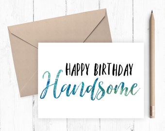 printable birthday card for husband to the best husband in