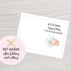 Birthday Quarantine Card, Social Distancing Card, Birthday Card, Funny ...