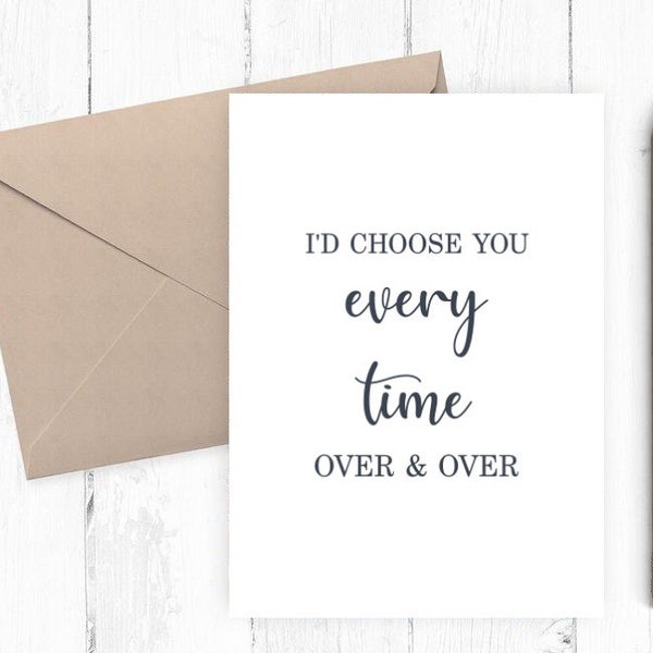 Romantic Anniversary Card, Anniversary card for girlfriend/wife, anniversary card for boyfriend/husband, Printable Happy anniversary Card