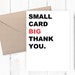 Thank You Card, Printable Thank You Card, Printable Thank You Card to ...
