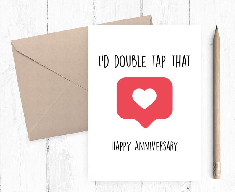 Funny Anniversary Card, Printable Anniversary Card, Card, Card for Her ...