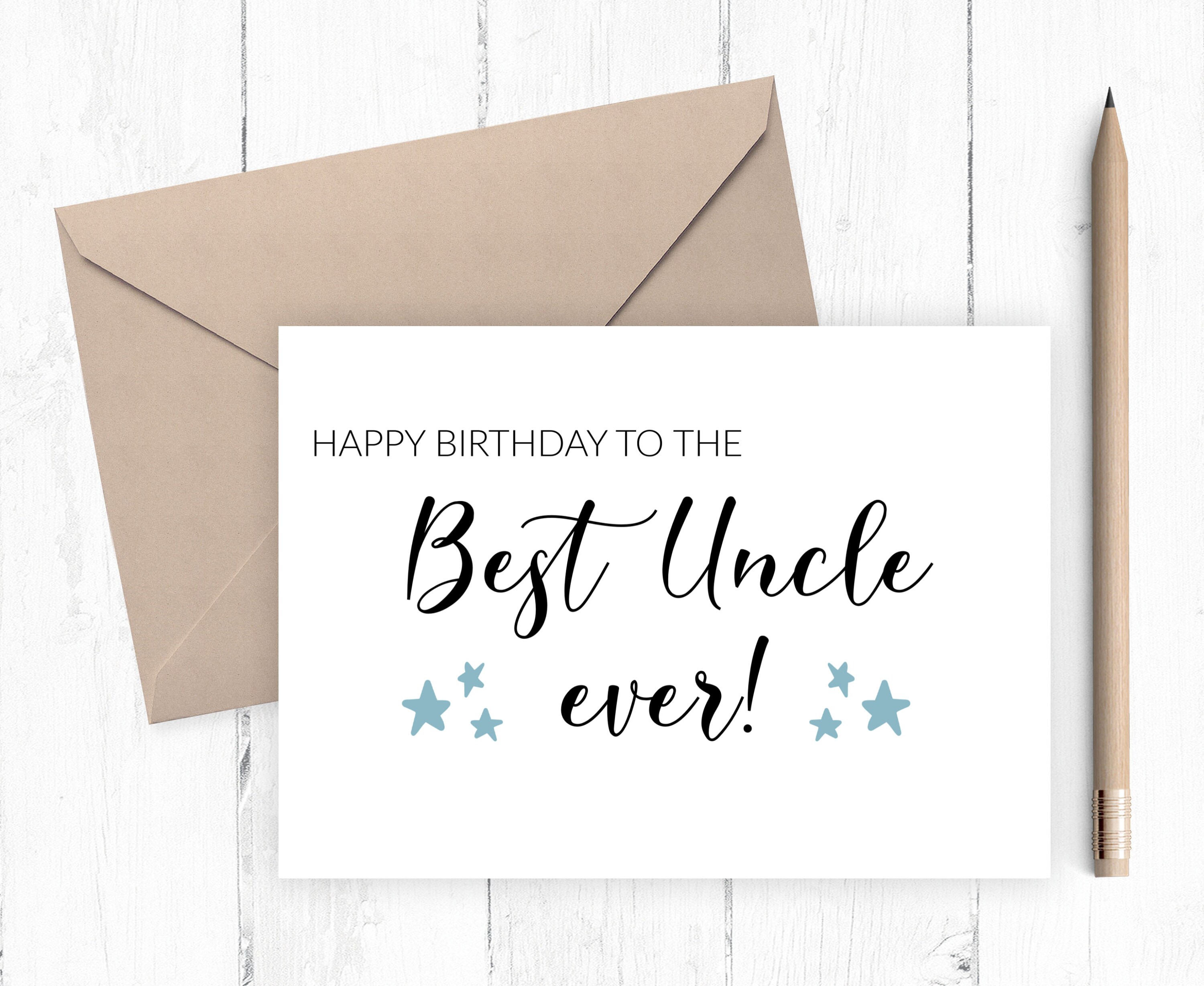 birthday card to uncle printable uncle birthday card etsy