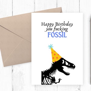 Cartão de aniversário engraçado para envelhecer, cartão para impressão de aniversário, cartão de aniversário engraçado, download instantâneo PNG PDF 5x7