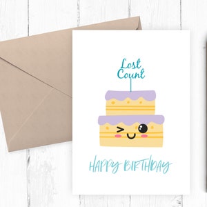 Getting Older funny birthday card, happy birthday card, Printable Birthday Card, Includes Printable Envelope Template PDF JPG 5x7