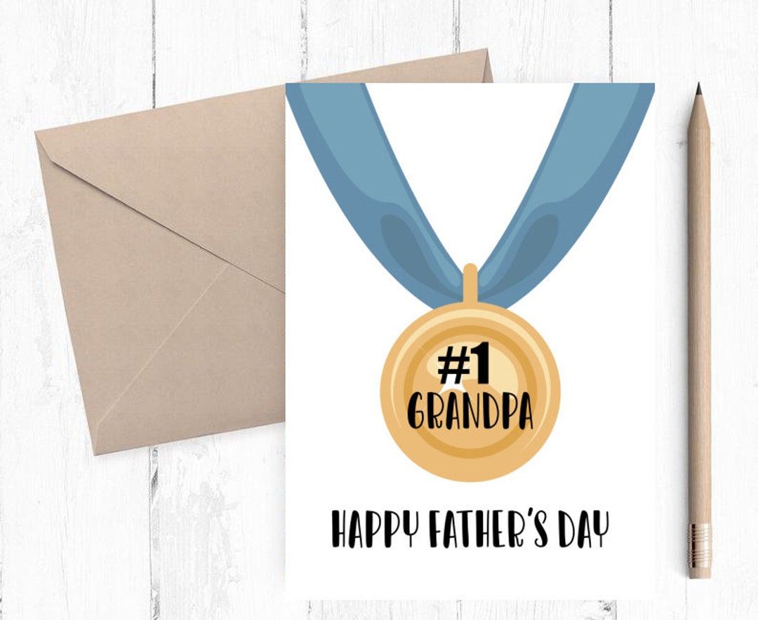 Father's Day Card to Grandpa, Printable Father's Day Grandpa Card ...